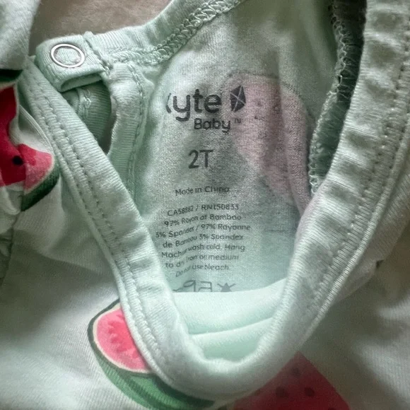 Kyte Baby Watermelon Bubble Romper - Picture 2 of 3